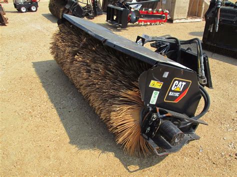 used broom attachment for skid steer|skid steer push broom attachment.